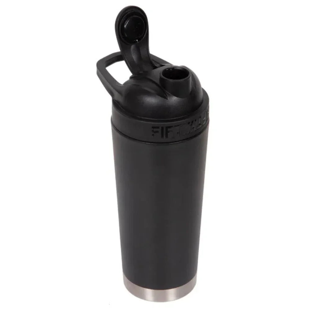 Fifty/Fifty Shaker Bottle 750ml - Matte Black - Tashqila Fifty/Fifty Shaker Bottle 750ml - Matte Black - Tashqila